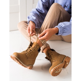 Diamantique Classic Brown Trappers marrone giallo 1