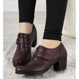 Scarpe brogue bordeaux sul post di Biermann rosso multicolore 1