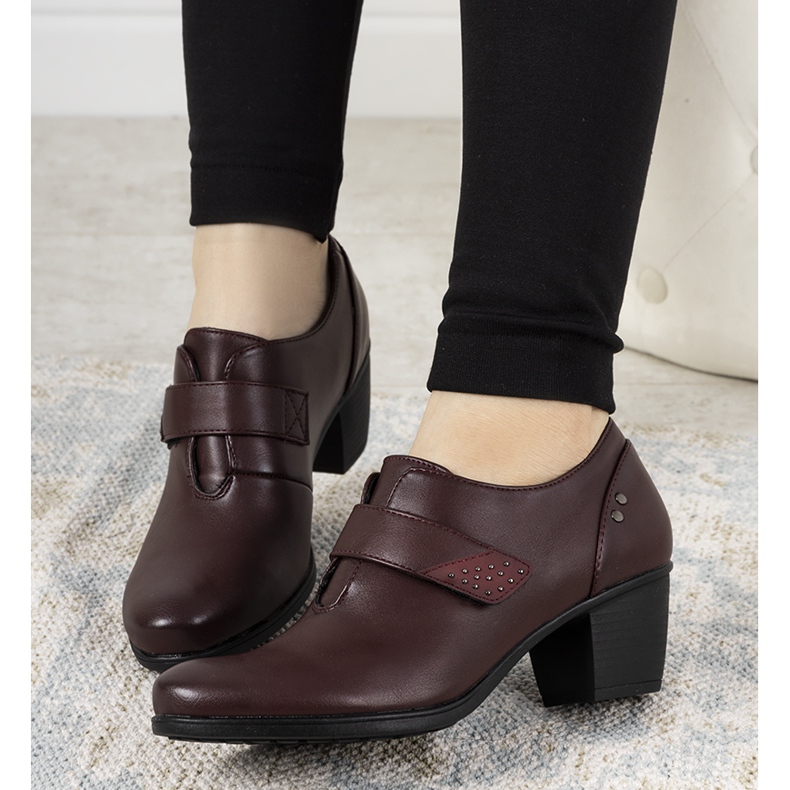 Scarpe brogue bordeaux sul post di Biermann rosso multicolore 1