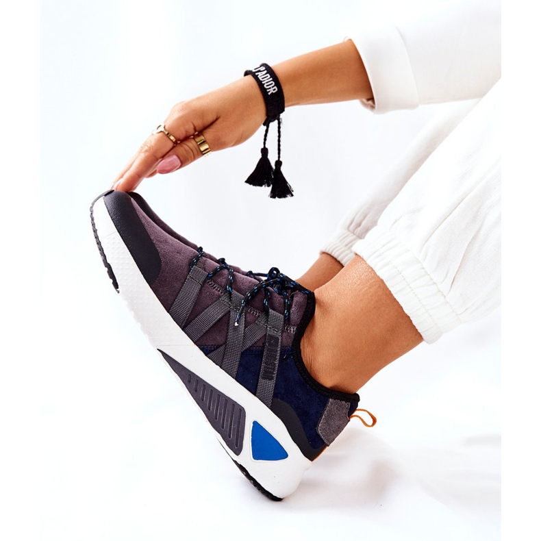 Scarpe Sportive Memory Foam Big Star II274309 Blu Navy multicolore 2