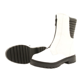 Stivali da donna bianchi Caprice 9-25454-27 108 Naplak bianco bianca nero 2