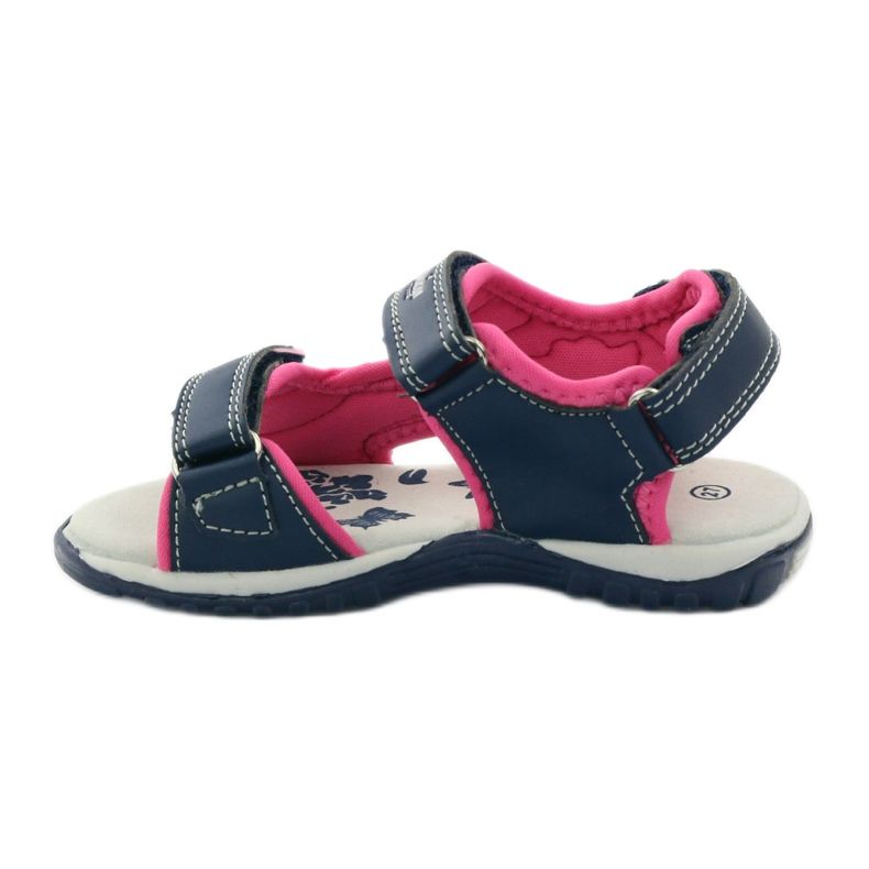 American Club Sandali sportivi Granat American 6353 blu navy blu rosa 2