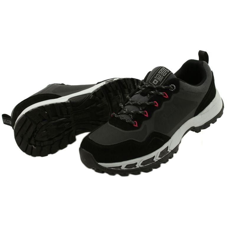 Scarpe sportive da uomo Big Star Grigie e nere II174140 grigio 3