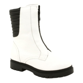 Stivali da donna bianchi Caprice 9-25454-27 108 Naplak bianco nero 4