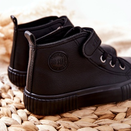 Sneakers Alte Per Bambini Con Velcro Big Star II374016 Nere nero 1