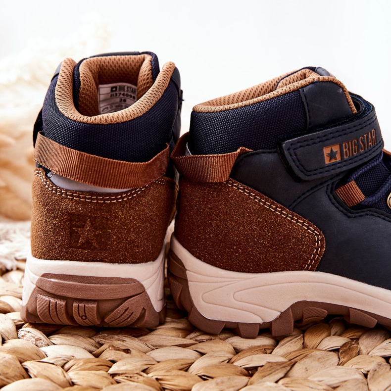 Scarpe da trekking per bambini Big Star II374098 Navy Blue blu navy 1