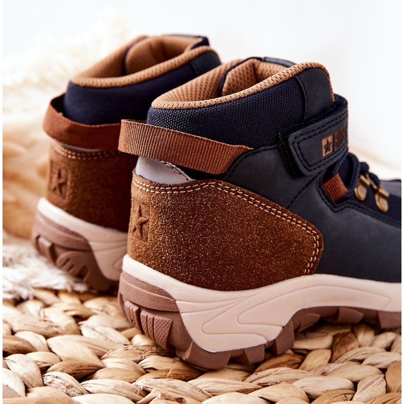 Scarpe da trekking per bambini Big Star II374098 Navy Blue blu navy 2