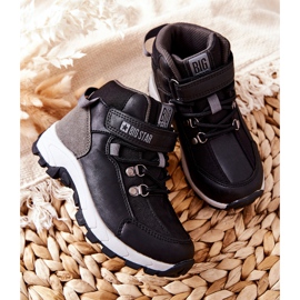 Scarpe da trekking per bambini nere Big Star II374100 nero 1