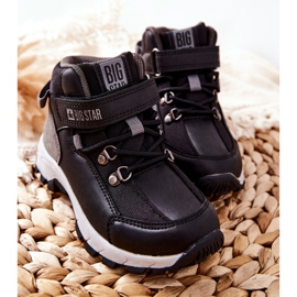 Scarpe da trekking per bambini nere Big Star II374100 nero 2