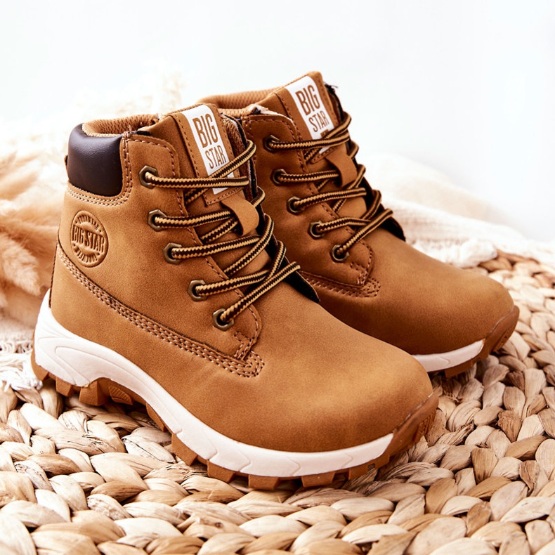 Scarpe da trekking per bambini Big Star II374101 Camel marrone 1