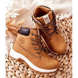 Scarpe da trekking per bambini Big Star II374101 Camel marrone 2