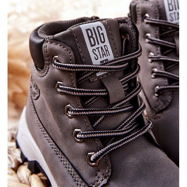 Scarpe da trekking per bambini Big Star II374102 grigie grigio 1
