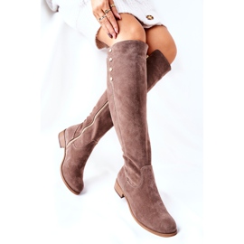 Lewski Shoes Stivali Pelle Scamosciata Lewski 2840 Marrone 2