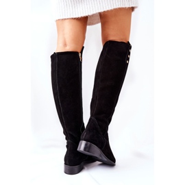 Lewski Shoes Stivali Pelle Scamosciata Lewski 2840 Nero 1