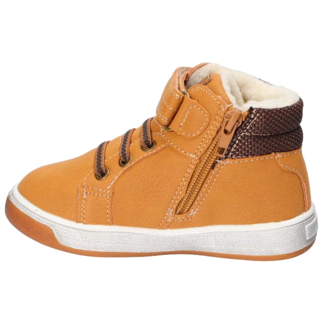 American Club XD21 / 21 Scarpe sportive calde cammello con pelliccia giallo 1