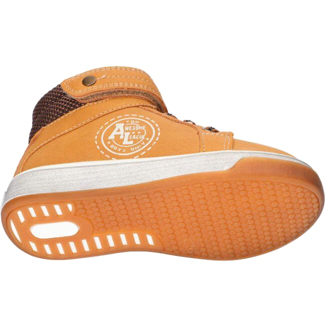 American Club XD21 / 21 Scarpe sportive calde cammello con pelliccia giallo 3
