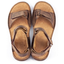 Sandali da uomo in pelle Komodo 881K marrone 3