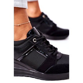 Sneakers con zeppa Vinceza 10606 Nero 5