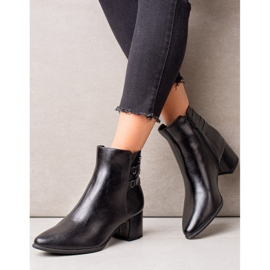 Goodin Stivali classici in ecopelle nero 1