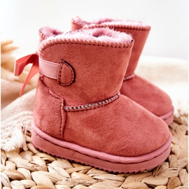 FR1 Stivali da neve caldi per bambini Pink Funky rosa 1