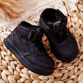 Scarpe Sportive Alte Da Bambino Nere Clafi nero 2