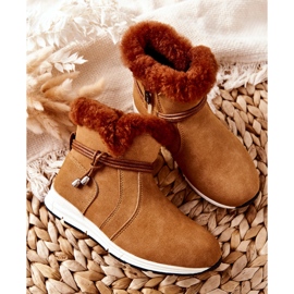 Stivali da neve per bambini Big Star BB374058BS Camel marrone 2