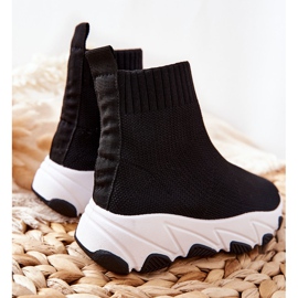FR1 Scarpe sportive da bambino nere per bambini Callobe nero 1