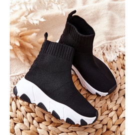 FR1 Scarpe sportive da bambino nere per bambini Callobe nero 2