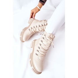 FI1 Stivali caldi da donna Trappers Beige Perfect 1