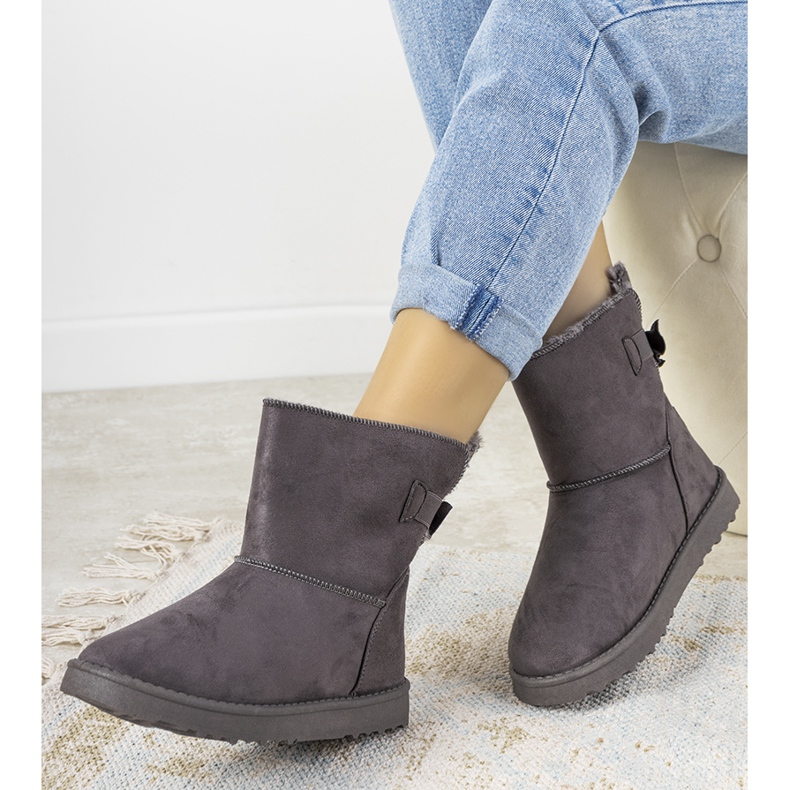 Stivali invernali grigi da donna Cross Jeans Lomeli grigio 1