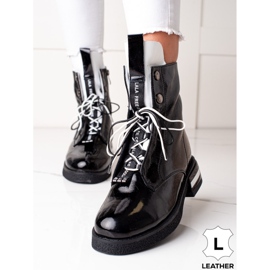 Stivali ARTIKER in pelle alla moda nero 1