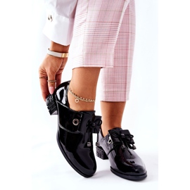 Scarpe Laccate Sergio Leone PB260 Nere nero 1