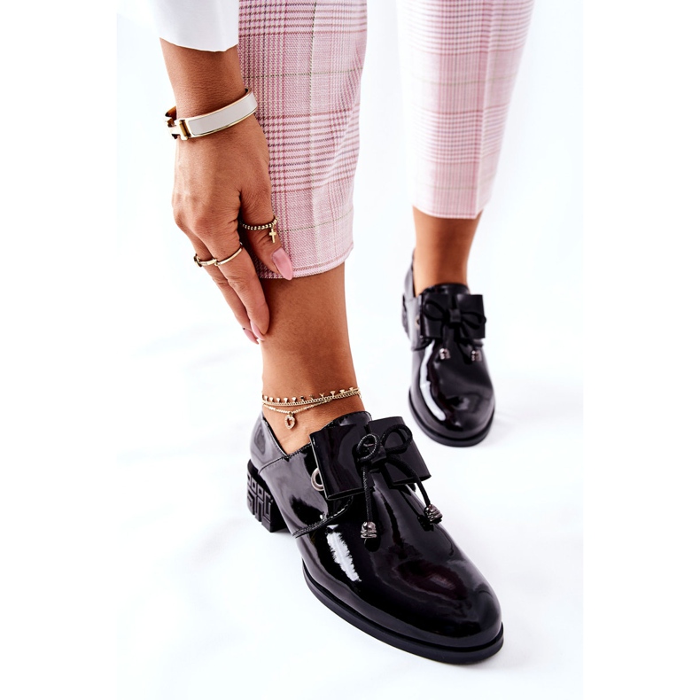 Scarpe Laccate Sergio Leone PB260 Nere nero 2