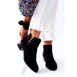 Stivaletti Scamosciati Sergio Leone BT217 Nero 1