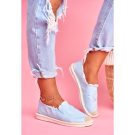PS1 Espadrillas blu da donna Flaure 3