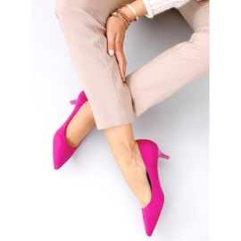 Décolleté con tacco basso Ann Fushia rosa 2