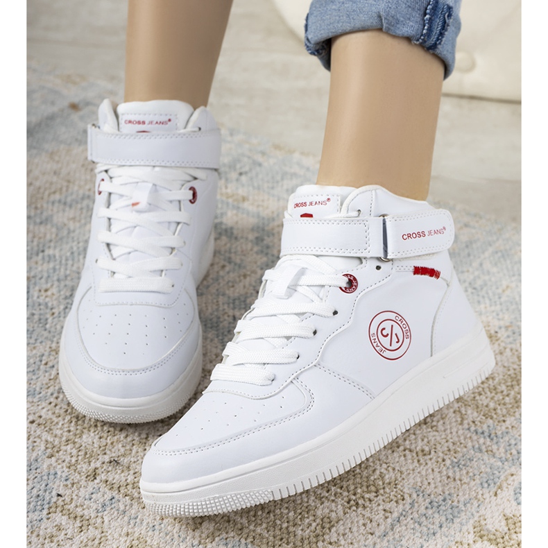 Cross Jeans Madrid sneakers bianche da donna bianca 1