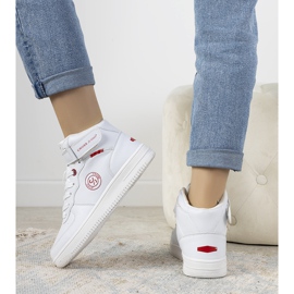 Cross Jeans Madrid sneakers bianche da donna bianca 2
