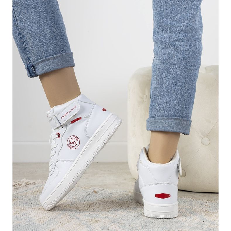 Cross Jeans Madrid sneakers bianche da donna bianco 2