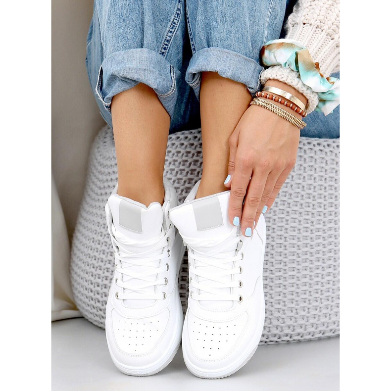 Sneakers alte Emma BIANCO/GRIGIO 1