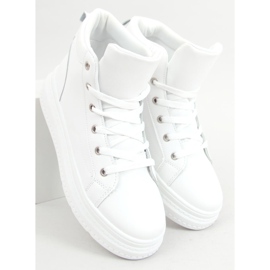 Sneakers alte bianche Ava bianca 2