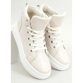 Sneakers alla caviglia Ava Beige 2