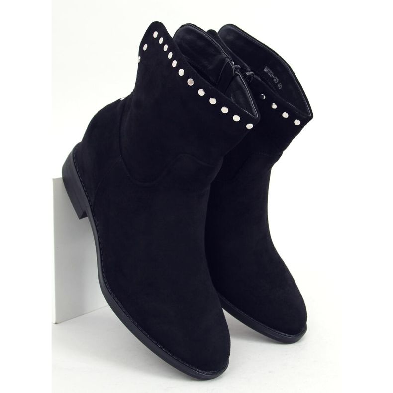 Stivali con zeppa nascosta Melisa Black nero 2