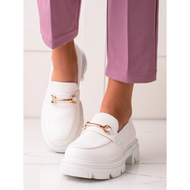 Diamantique Mocassini in ecopelle bianco 1