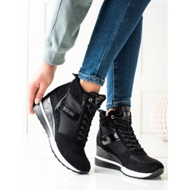 W. Potocki Sneakers con zeppa Potocki nero 1