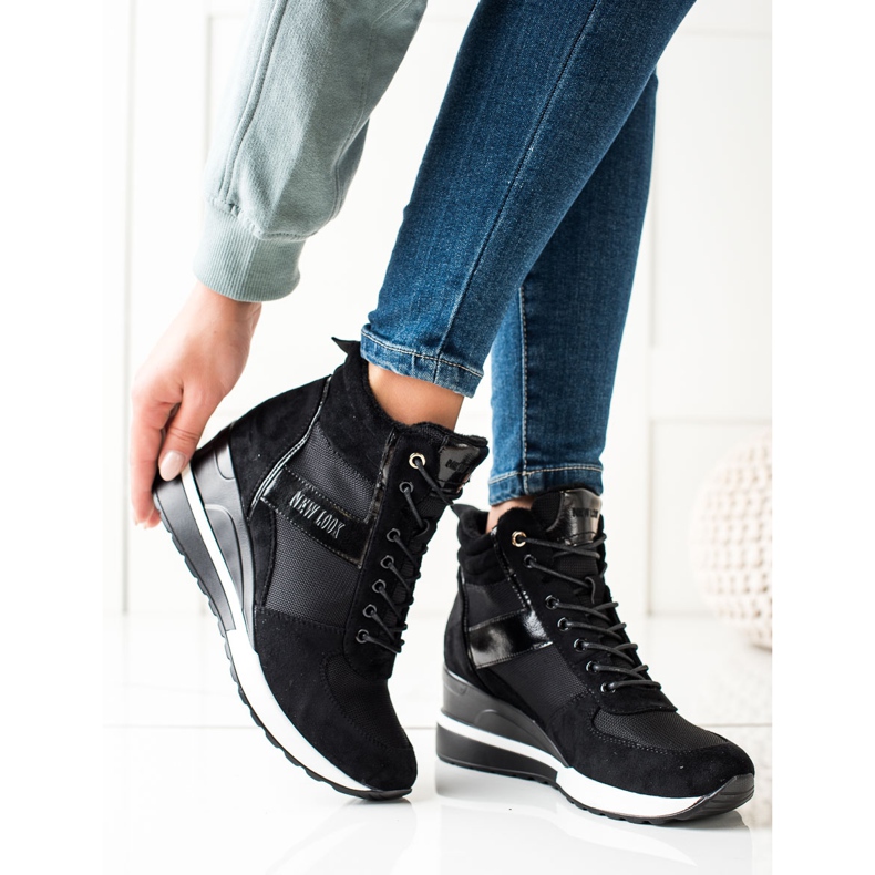 W. Potocki Sneakers con zeppa Potocki nero 1