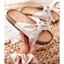 FW1 Pantofole con suola in sughero beige Taryne 1