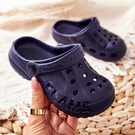 Flameshoes Pantofole da casa per bambini Navy Blue Crocs blu navy 1