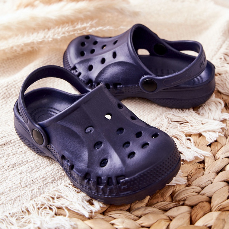 Flameshoes Pantofole da casa per bambini Navy Blue Crocs blu navy 2