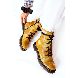 Stivali da donna Glany Workers Maciejka Giallo 01609-47 1
